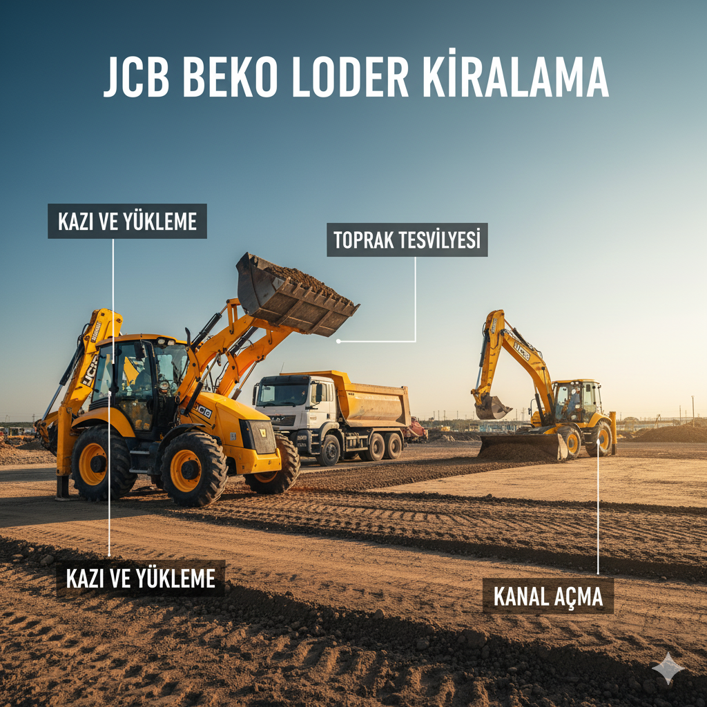 JCB Beko Loder Kiralama